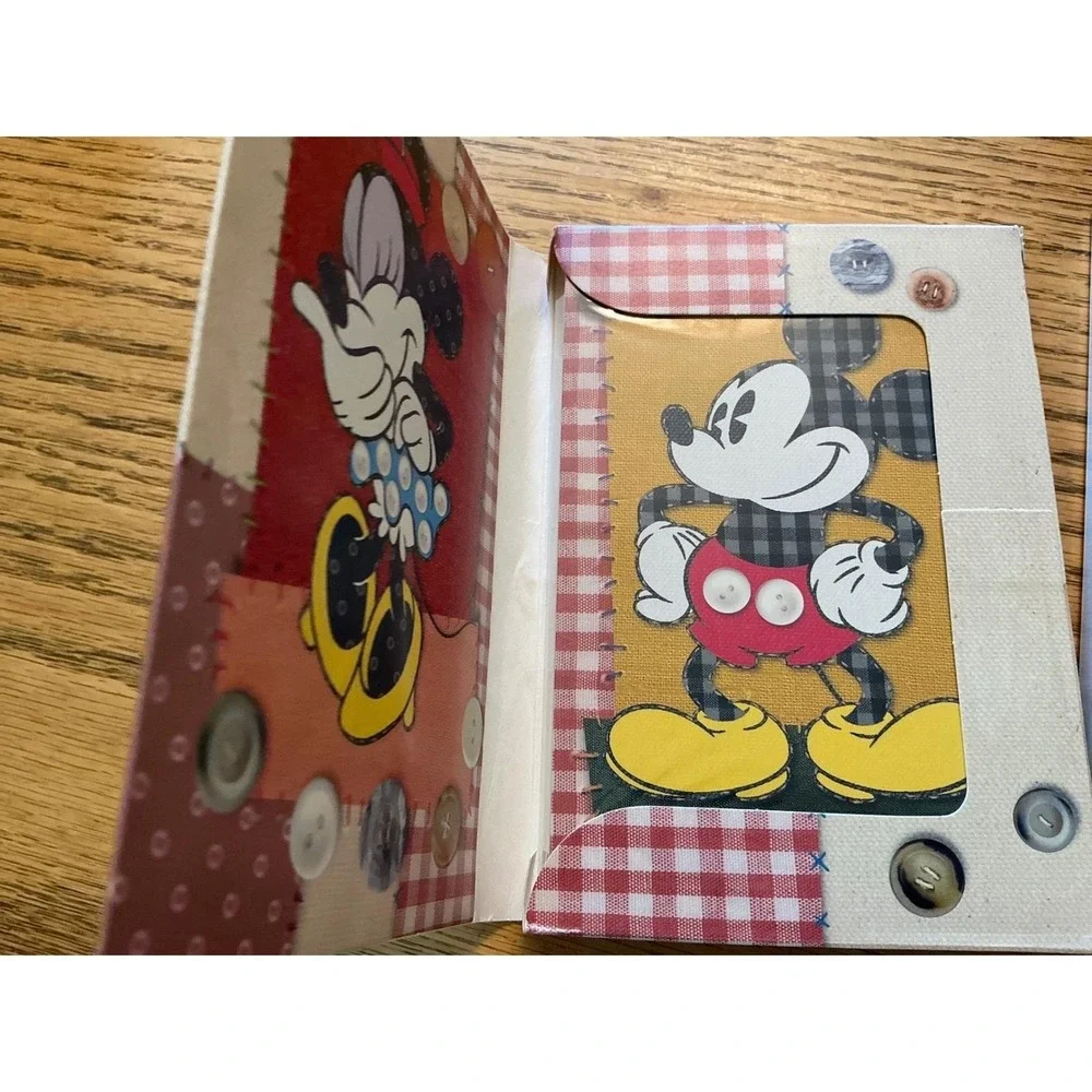 Vintage Hallmark Mickey & Co Stationery Set Note Memo Pad 3 Pens Keychain